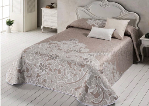 Lovatiesė "Trujillo", pilkšvai smėlinė